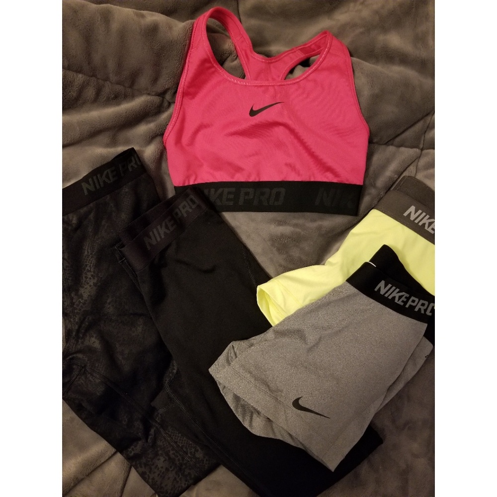 NWOT NIKE PRO BUNDLE (all M size)